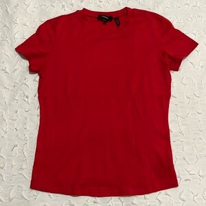 Theory Red Short Sleeve Tee